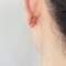 12pcs Soft Silicone Earring Backs for Studs Silver&Gold Belt Rubber Earring Backs Replacements Hypoallergenic Safety Plastic Earring Back for Studs Earring Hoops Fish Hook